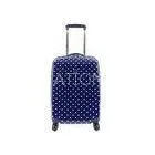 Customized Polka Dots Luggage / ABS and PC Trolley Case With 360 Degree Rotating Wheels thumbnail-1