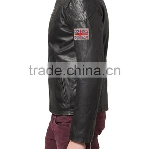UK FLAG LEATHER JACKET thumbnail-4