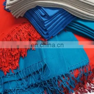Plain Pashmina Shawls,scarf,scarves,silk Pashmina Shawls,stoles thumbnail-1