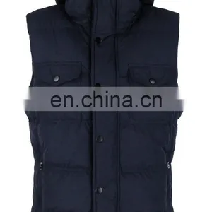Mens Casual Waistcoat Polyester Filling Winter Vest thumbnail-2