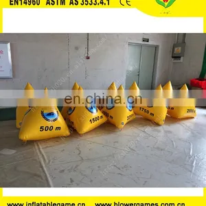 0.6mm PVC Tarpaulin Air Tight OEM Water Advertising Inflatable Buoy thumbnail-2
