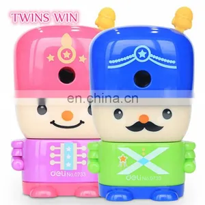 Korean Best Popular School Supplies Children Stationery Creative Cute Kawaii Cartoon Novelty Plastic Pencil Sharpeners thumbnail-1