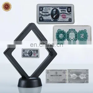 WR Quality 999 24k Silver Bar Folk Art Crafts Year 1891 USD 2 Colored Bars for Collectible Valentine's Day Gifts thumbnail-1