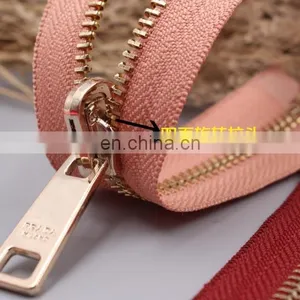 Hot Sale Teeth Open-end Colorful Metal Zippers Custom Fashion Zipper for Clothes Accessories thumbnail-6