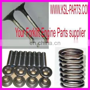 IN 13201-43G01 EX 13202-31N01 Valve Guide Set for TD27 Engine Forklift Parts thumbnail-1