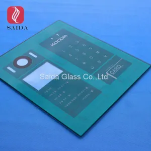Custom 4mm Silk Screen Tempered Glass Panel for Door Card Access System thumbnail-3
