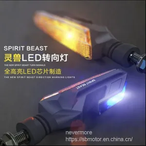 Spirit Beast Motorcycle Modified Waterproof Lighting Led Turning Signals Daytime Light + Turning 2pcs/lot 12V L8 thumbnail-1