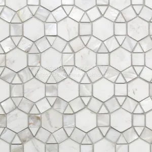New Style Mosaic Floor Medallion Waterjet Mosaic thumbnail-4