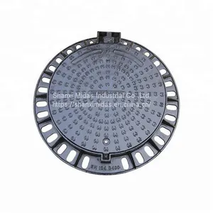 EN124 Cast Iron Rain Manhole Cover Weight, Communication Manhole Cover thumbnail-2