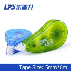 School Green Colored Correction Tape 6M Plastic Student Correction Supplies thumbnail-3
