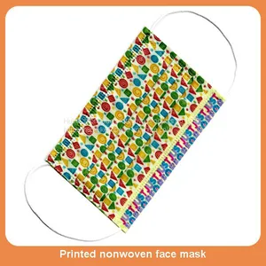 PET Layer Printed Face Mask Women Sunscreen Dustproof Breathable Lovely Fashion Face Mask thumbnail-4