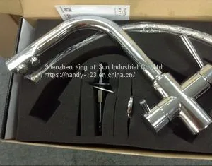 Three Ways Brass Kitchen Mixer thumbnail-3