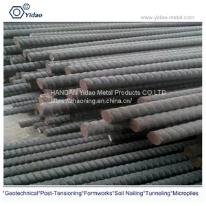 Hot Rolled,ribbed-left Hand Thread Bar/high Tensil Steel Bar/grade 150 thumbnail-1