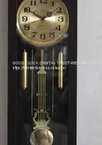 Large Size Wooden Pendulum Wall Clocks thumbnail-3