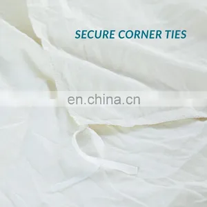 Fashion Durable Plain Color Water Wash Cotton Duvet Cover Set thumbnail-4