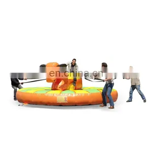 Interactive Adult Inflatable Carnival Game Pull Riding Rodeo Games Sports thumbnail-1