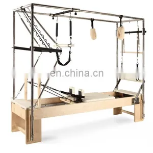 Commercial Home Use Fitness Pilates Reformer Equipment Body Balanced Pilates Machine With Full Trapeze Cadillac Pilates Reformer thumbnail-4