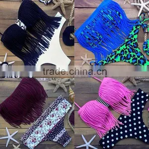 2016 Hot Sale Cheap Colorfull Sexy European Style Women's Bikini Style With Printing thumbnail-1