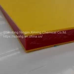 UV Stabilized High Density Polyethylene HDPE Plastic Sheet in Dual Color /sandwich Color/orange Peel Textured thumbnail-1