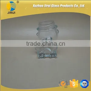 70ml Hot Sale Bear Shape Clear Mini Glass Food Jar thumbnail-3