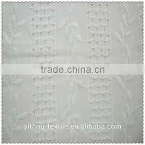 Factory Price White Embroidered Fabric thumbnail-1