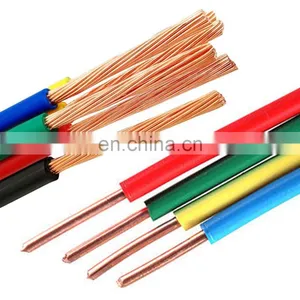 H07V-K 14awg Mica Typed Fiberglass Braid Flexible Copper PVC Insulated Electrical Cable Wire thumbnail-2