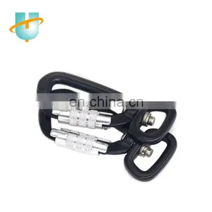 Safety Spring Carabiner Hook for Dog Leashes, Hiking Carabiner,wholesale Camping Sling Swivel Lock Carabiner Hook With Twist Loc thumbnail-2
