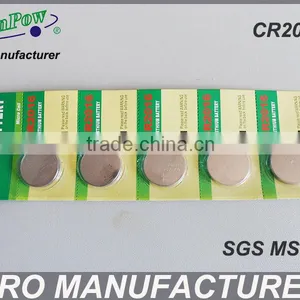 3v Cr2016 Lithium Button Cell Battery With SGS From Pro Manufacturer thumbnail-1