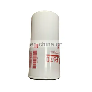 High Quality Truck Diesel Engine Oil Filter LF670 for Cummins Excavator thumbnail-1