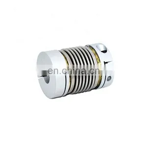 Aluminium Motor Shaft Coupling Bellows Flexible Mechanical Coupling thumbnail-3