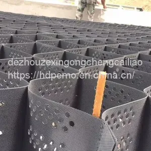 HDPE Geocell Gravel Stabilizers Plastic Honeycomb Geocells for Retaining Wall Reinforcement Slope Protection Driveway Geocell thumbnail-4