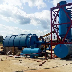 10ton 12ton 15ton Automatic Feeding Waste Tyre/Plastic Pyrolysis Machine For Fuel Oil thumbnail-4
