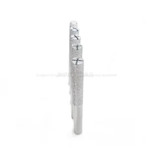 Customized Cross Groove Brazed Grinding Head 10mm Carbon Fiber Drilling and Edge Trimming Tolerance Small Diamond 50 Mesh thumbnail-5