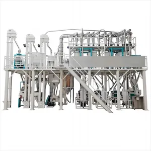 30tpd Maize Wheat Flour Mill Corn Flour Milling Machine Posho Milling Machinery thumbnail-2