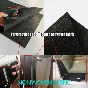 Environment-friendly Anti-aging Sofa Embossed Nonwoven Fabric Household Products Thickened Needle Punched Polyester Non-woven Fabric thumbnail-1