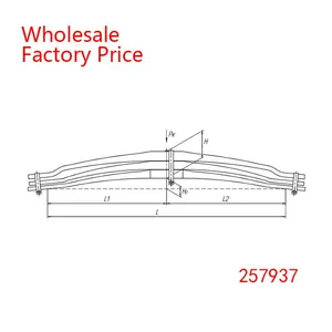 257937 Leaf Spring Set of Heavy Duty Vehicle Wholesale For Volvo thumbnail-1