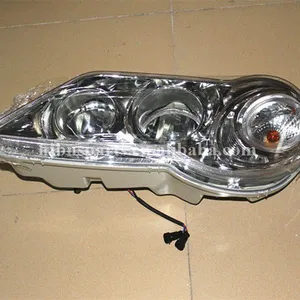 China Auto Parts Manufacturers China Auto Parts HJQ-080-LH Replacement Head Lamp for Kinglong Bus Led Lights 24v for Buses thumbnail-3