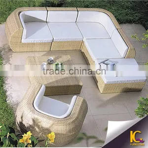 Hot Sale Rattan Sofa Outdoor Wicker Balcony Rattan Sofa Sectional Sofa Set thumbnail-2