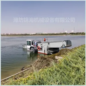 Fully Hydraulic Driven Underwater Weed Cleaning and Harvesting Boat thumbnail-5