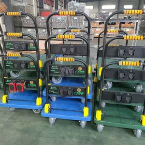 Electric Handcart Smart Remote Control Flatbed Truck thumbnail-3