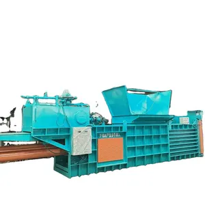 Horizontal Hydraulic Baler Wood Fiber Baler Wheat Straw Baler Factory Direct Sales thumbnail-1