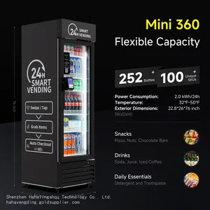HAHA Smart AI Vending Machine With Card Reader, Combo Snack & Drink Machine, AI Visual Recognition & App Management thumbnail-4