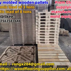 Cost-Effective Molded Wood Pallets — Factory Direct Supply — Versatile for Warehousing, Internal Circulation, and Export thumbnail-3