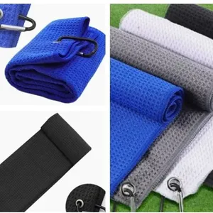 Waffle Weave Microfiber Golf Towels thumbnail-1