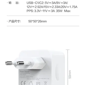 30W Fast Charging Wall Adapter With 18W Quick Charge 3.0 USB Port thumbnail-3