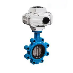 Manufacturer Direct Sales Electric Cast Iron Lug Butterfly Valve Electric Clamp Butterfly Valve thumbnail-2