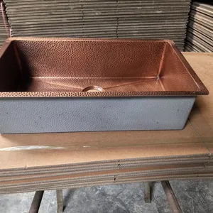 Kitchen Sink, Supplying Pure Handmade Kitchen Copper Sinks and Bathroom Basins thumbnail-2