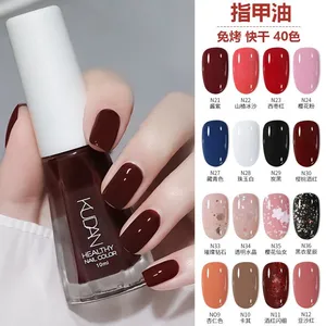Water-Based Nail Polish No-Cure Formula | Quick-Drying | Long-Lasting | Clear & Natural Finish | Pink Nail Care Polish | Nail Repair Treatment thumbnail-1