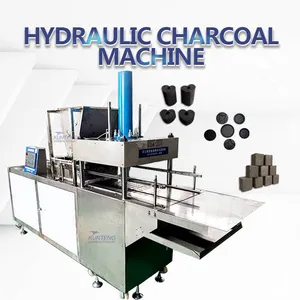 Automatic Hydraulic BBQ Charcoal Briquette Production Line Shisha Hookah Charcoal Making Machine EPC thumbnail-1