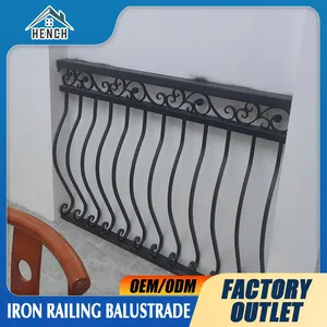 Wholesale Fancy Wrought Iron Railing China Balcony Balustrades thumbnail-4